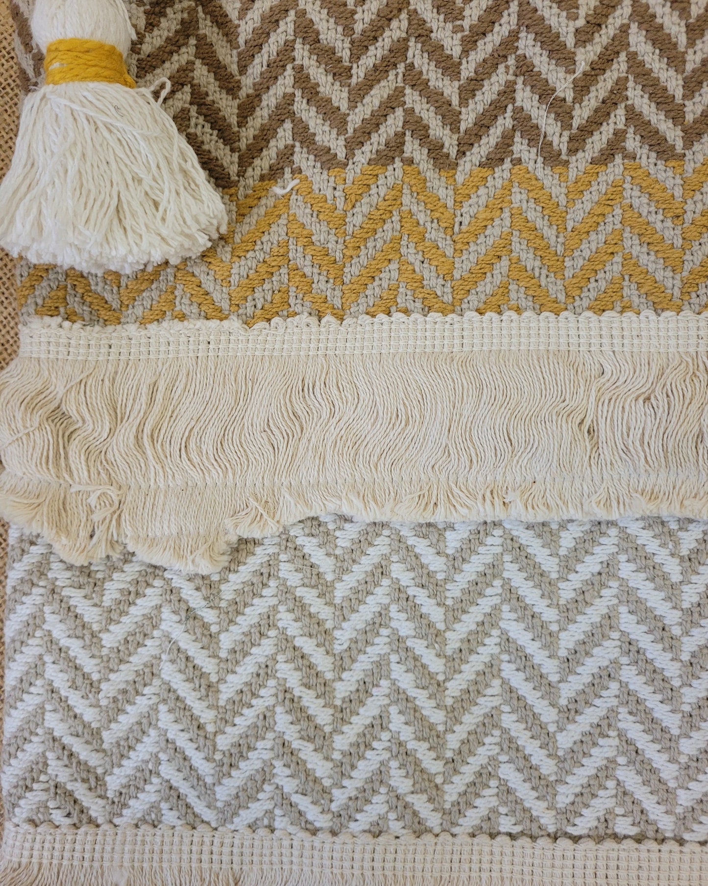 Earth Weave Chevron Tote
