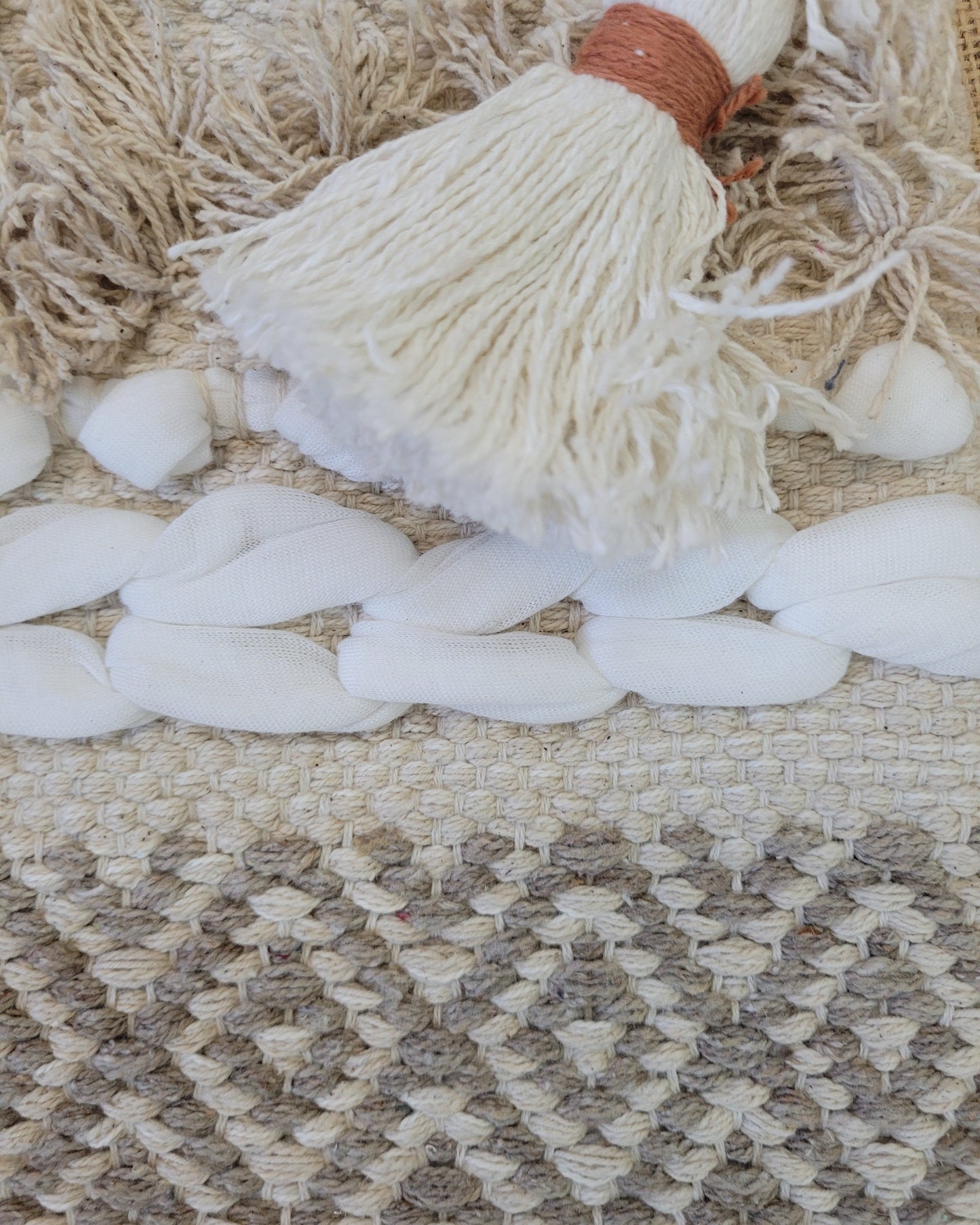 Pebble Weave Handloom Tote