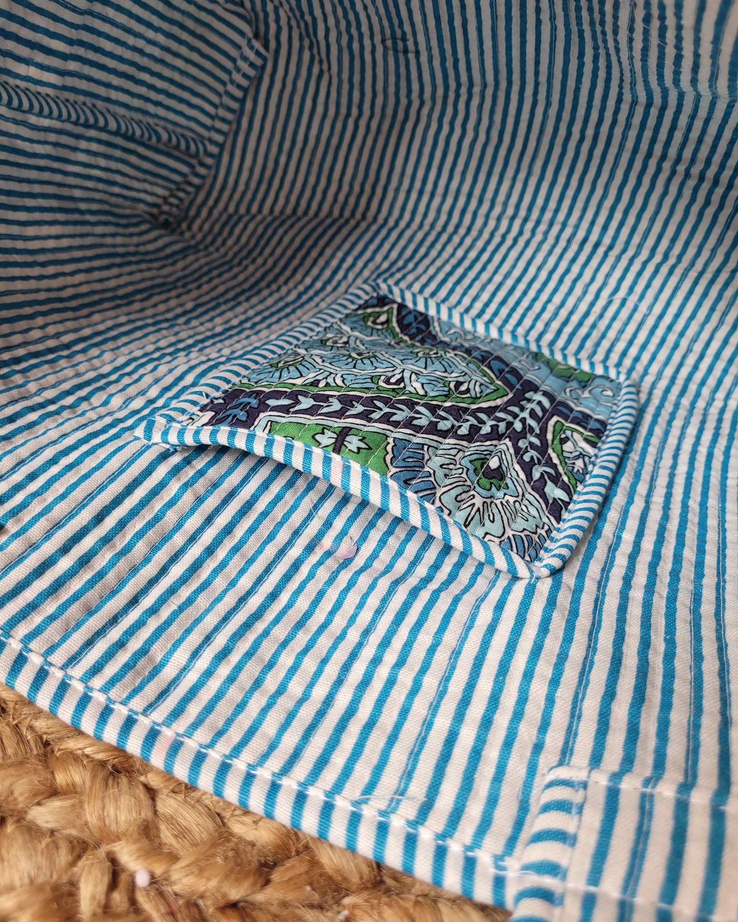 Indigo Arch Reversible Tote