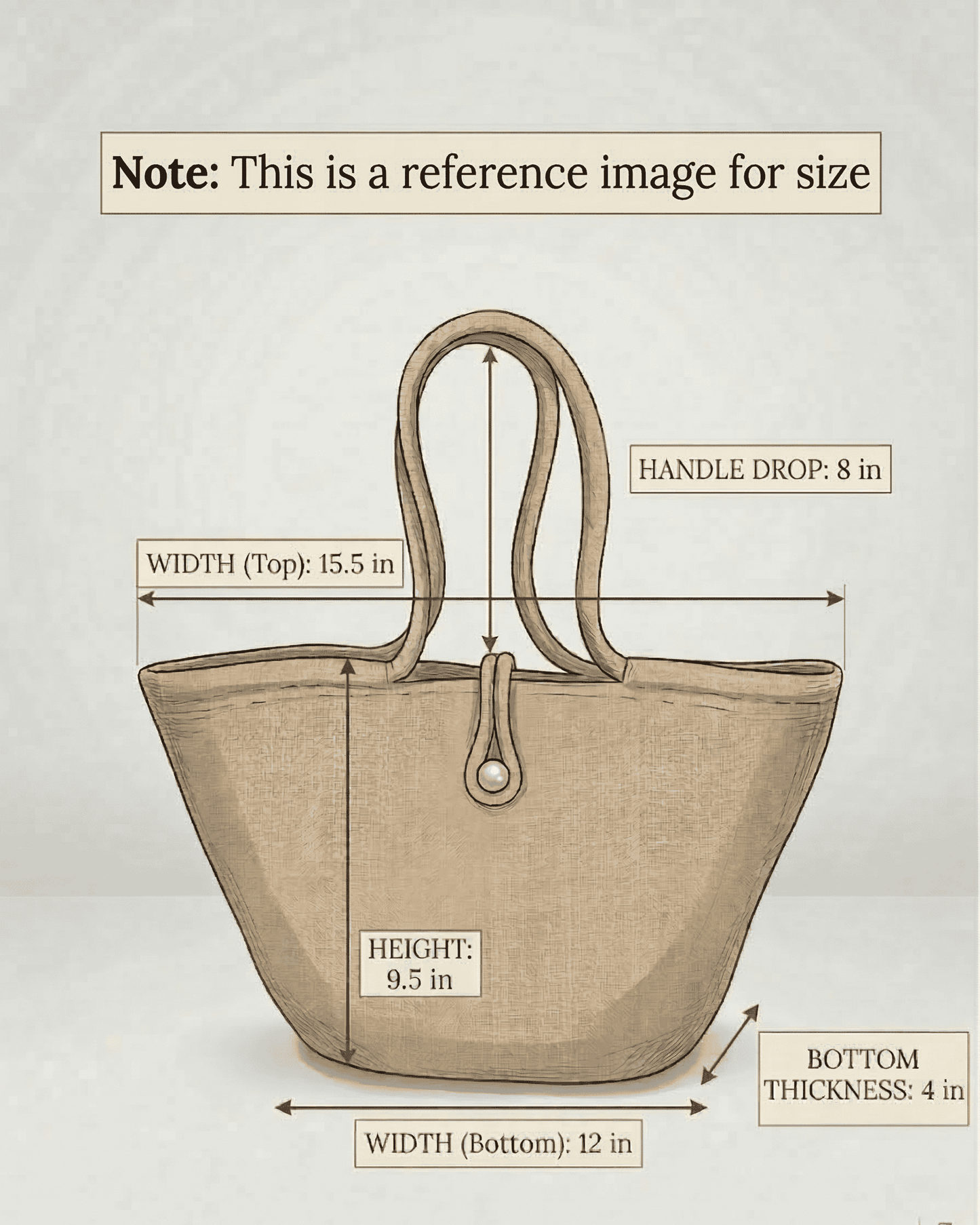 Lavender Jute Rope Tote