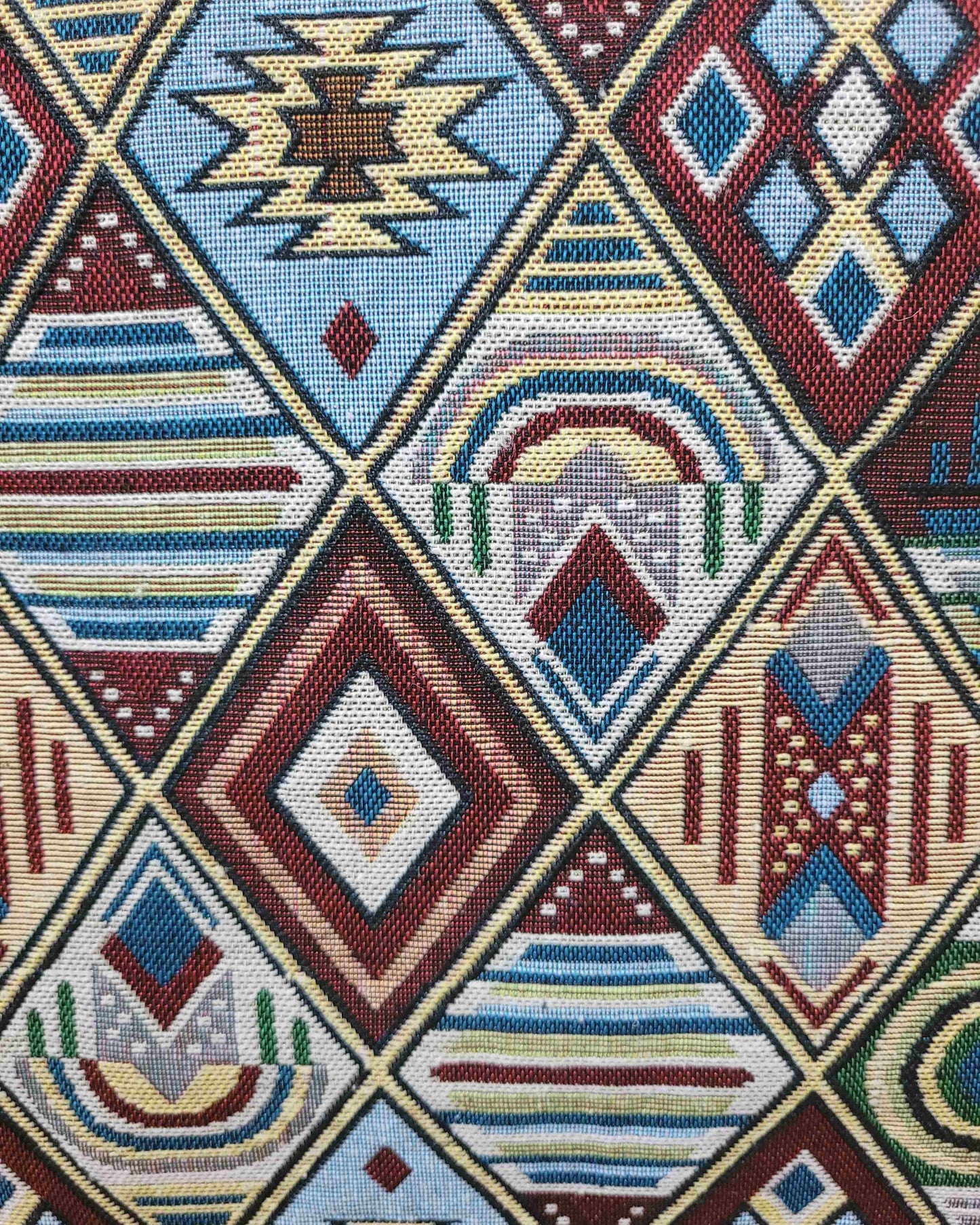 Tribal Mosaic Jacquard Tote