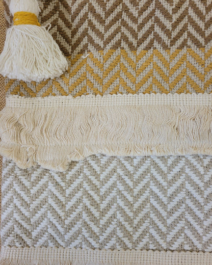 Earth Weave Chevron Tote