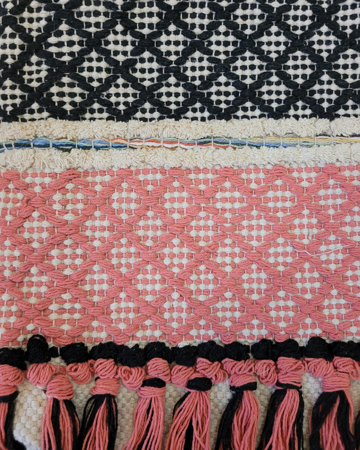 Rose Geo Handloom Tote