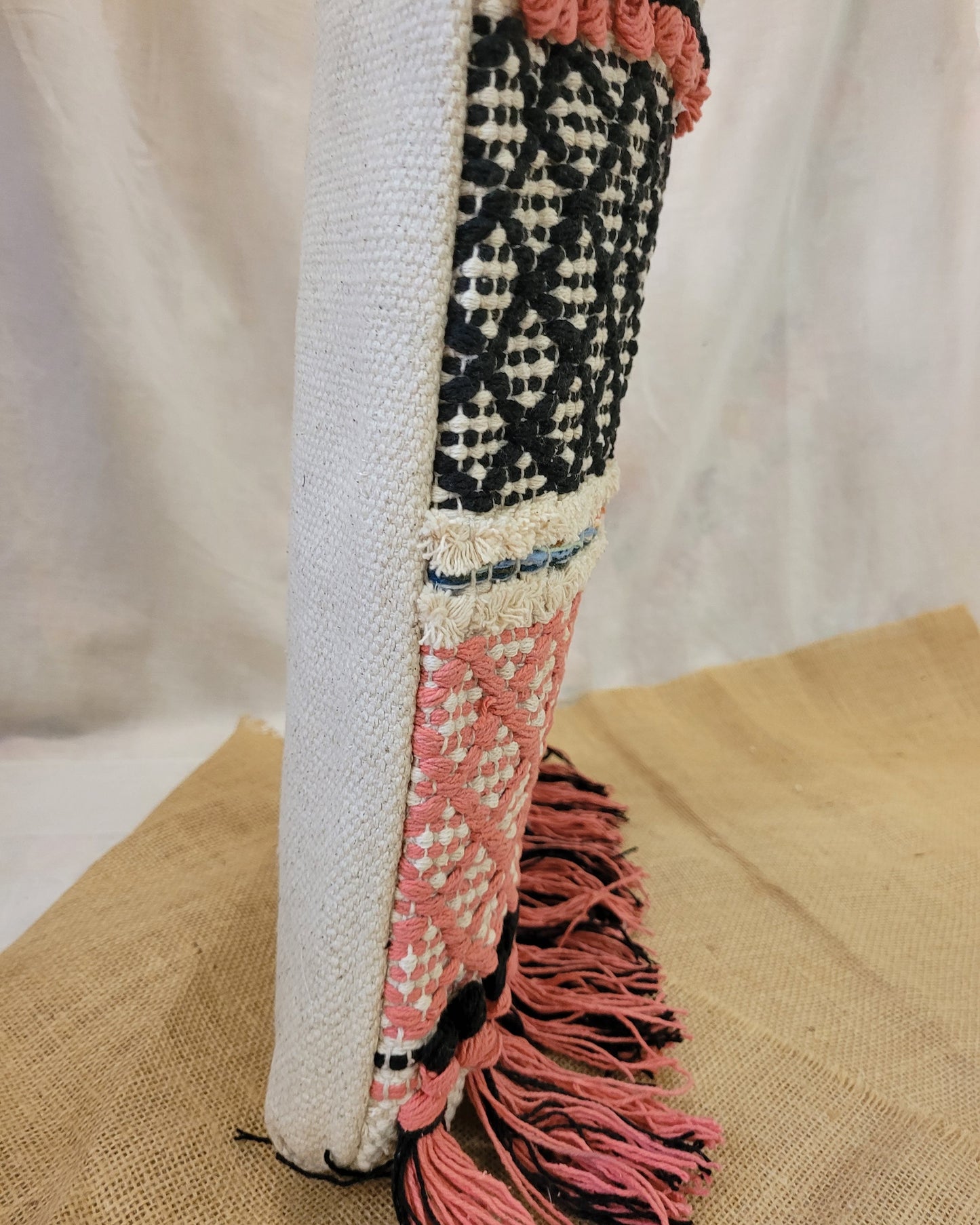 Rose Geo Handloom Tote