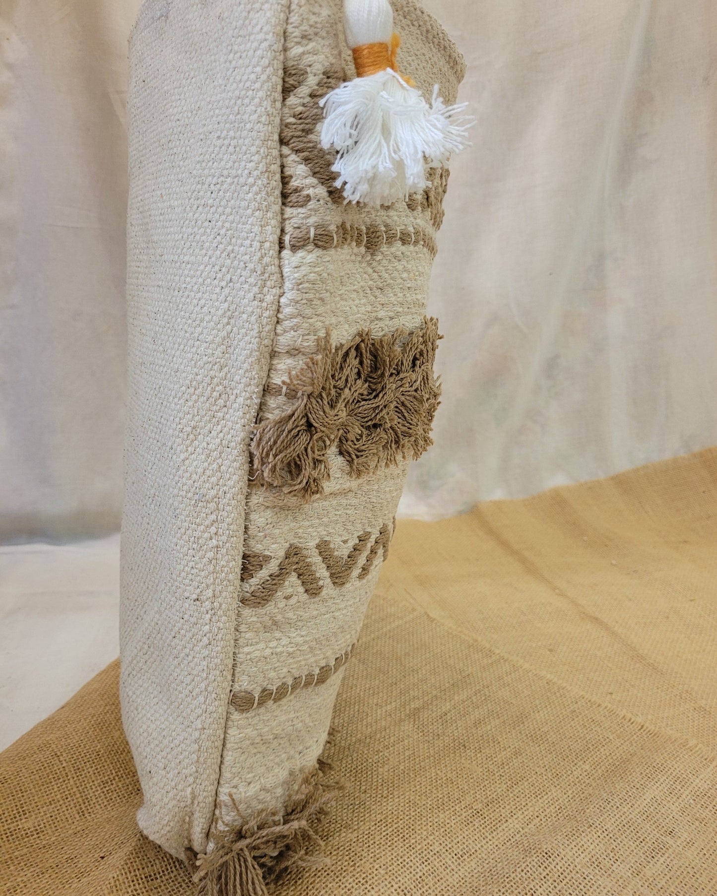 Earthline Fringe Handloom Tote