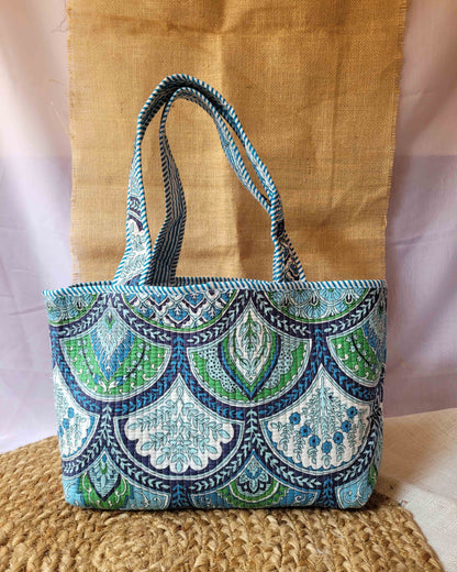 Indigo Arch Reversible Tote