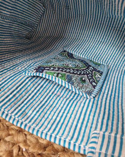 Indigo Arch Reversible Tote