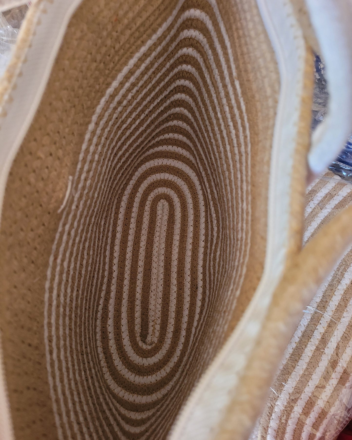 Coastal Stripe Jute Rope Tote