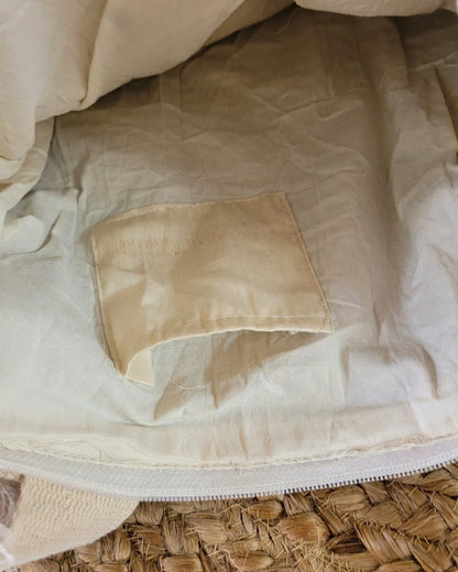 Ivory Fringe Handloom Tote
