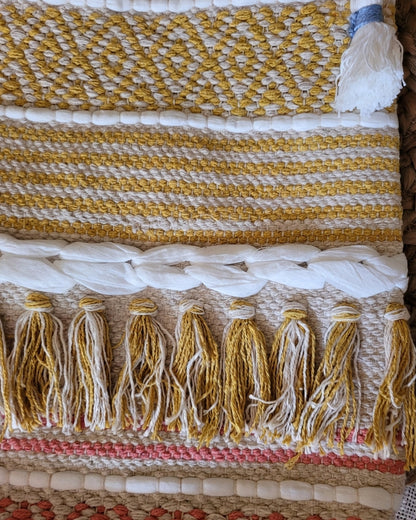 Mustard Braid Handloom Tote