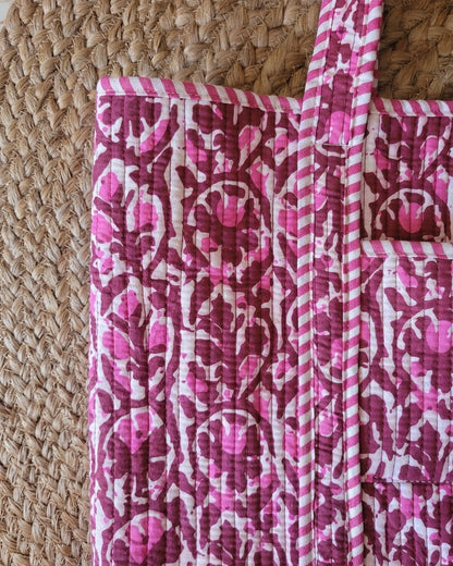 Rani Bloom Quilted Tote