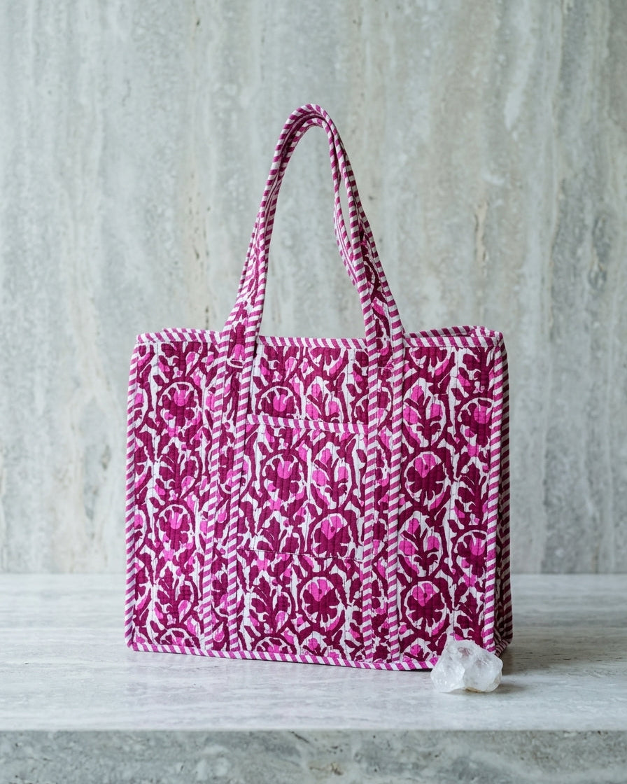 Rani Bloom Quilted Tote