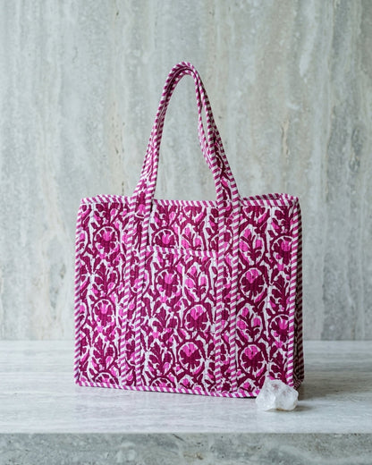 Rani Bloom Quilted Tote