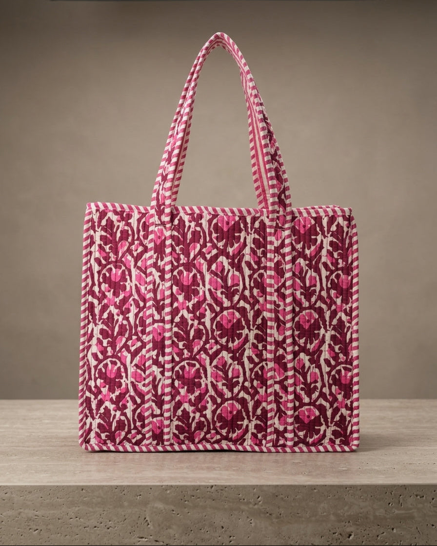 Rani Bloom Quilted Tote