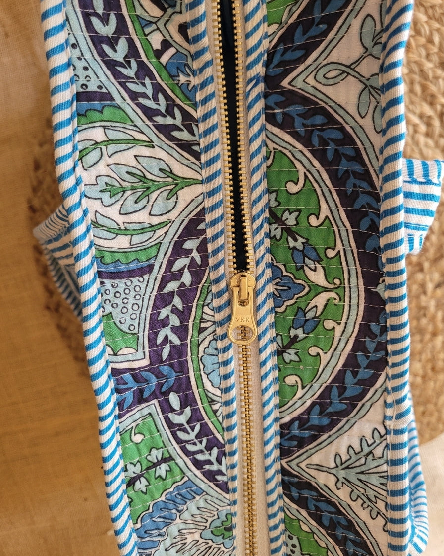 Indigo Arch Bottle Tote