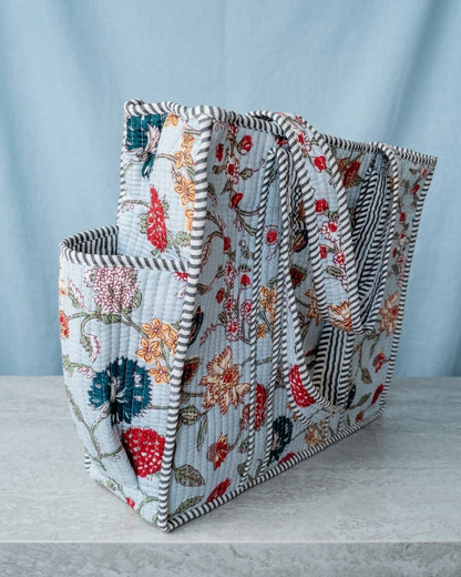 Pastel Bloom Bottle Tote