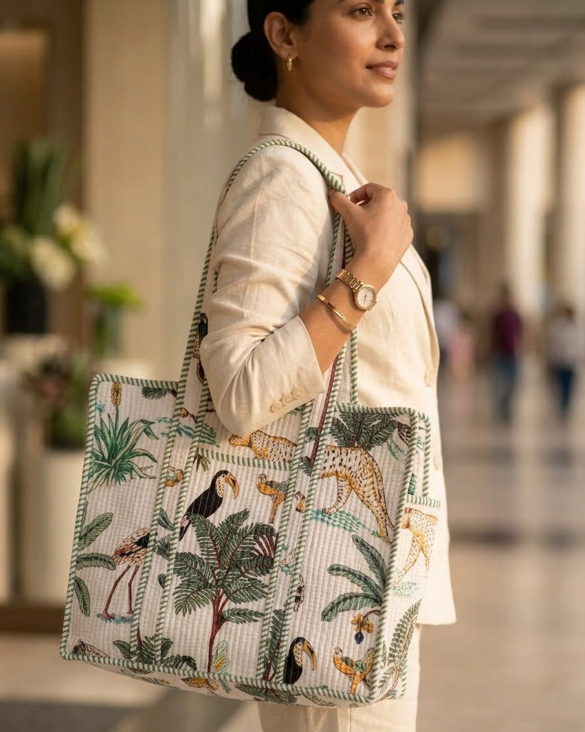 Jungle Bottle Tote