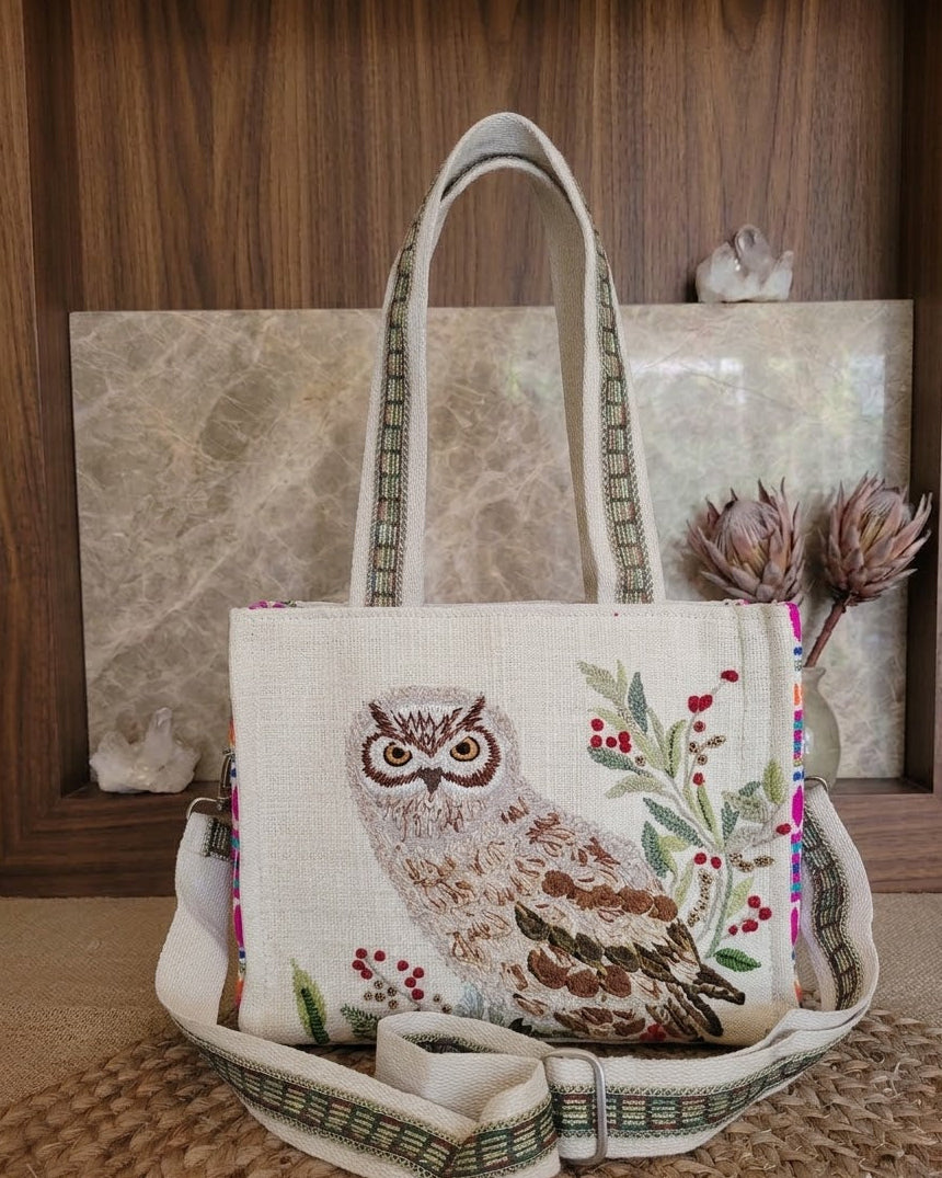 Owl Box Tote
