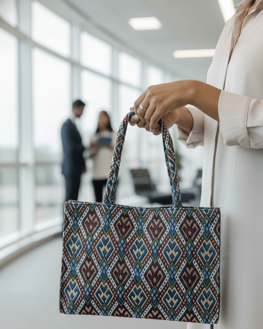 Earthloom Jacquard Tote
