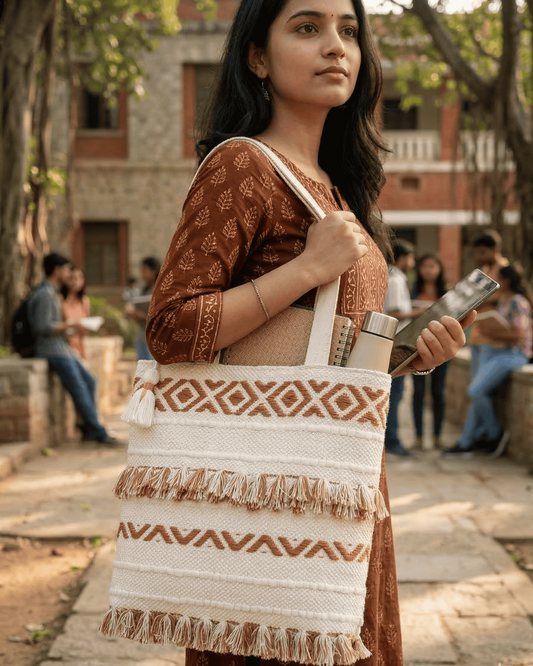 Desert Weave handloom tote
