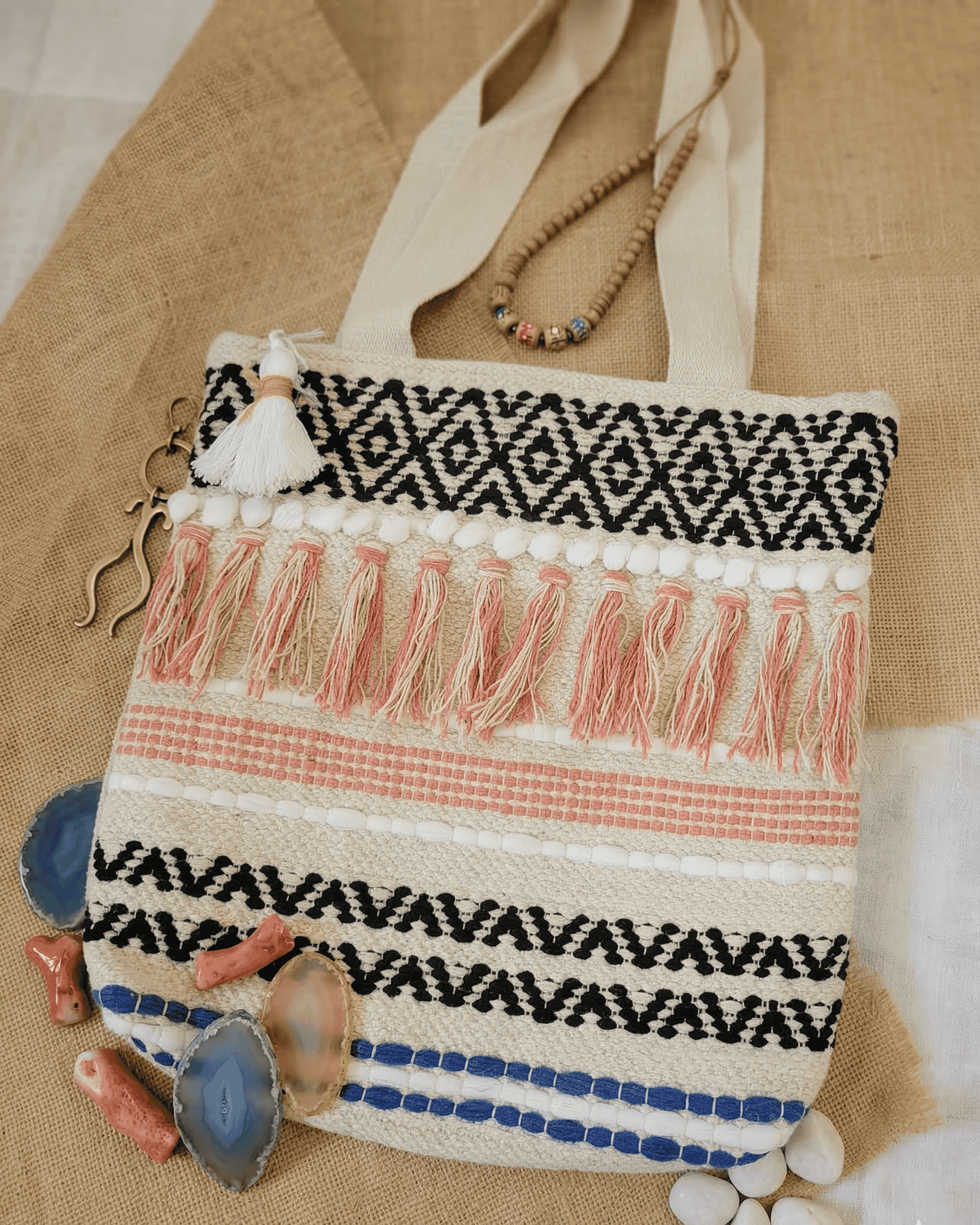 Boho Fringe Dari Tote