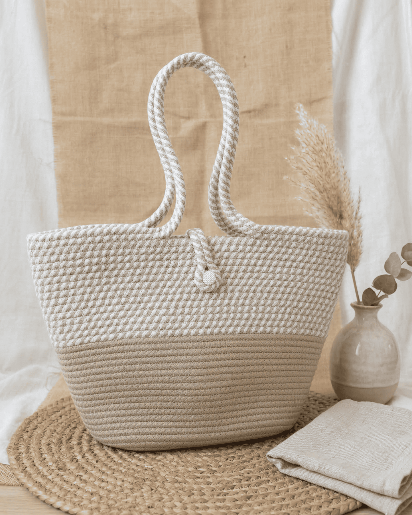 Sand Dune Jute Rope Tote