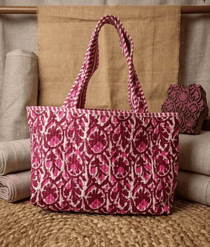 Rani Bloom Quilted Tote