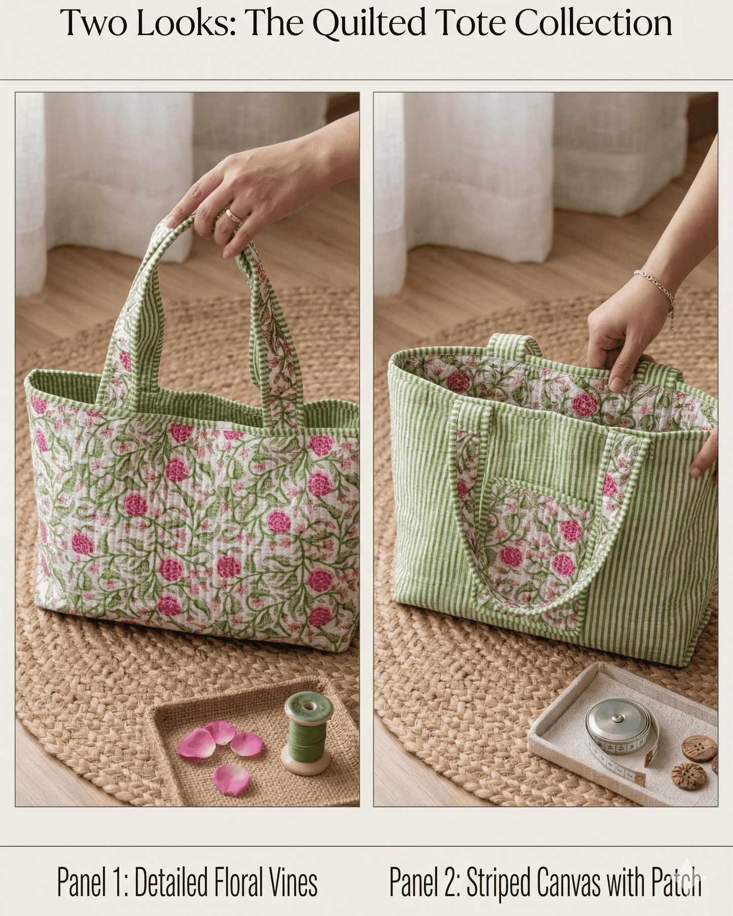 Quilted Clover Tote