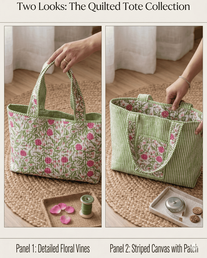 Quilted Clover Tote