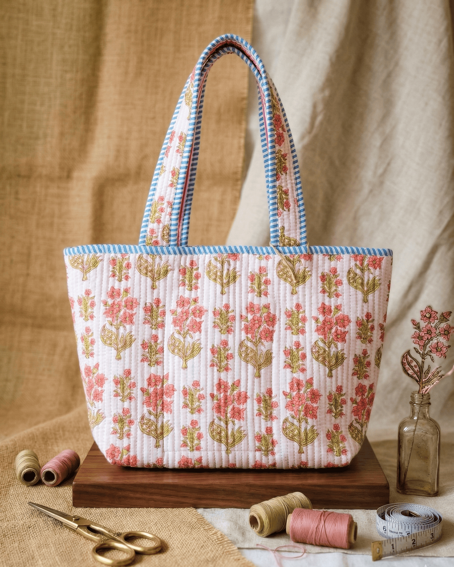 Aria Quilted Tote