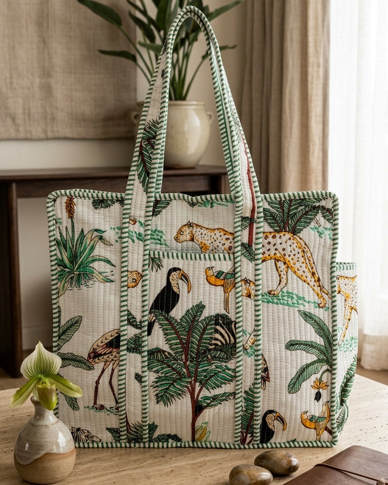 Jungle Bottle Tote