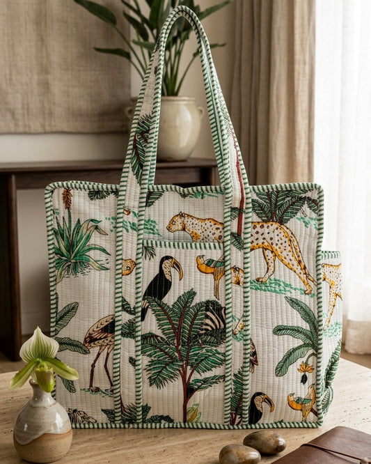 Jungle Bottle Tote