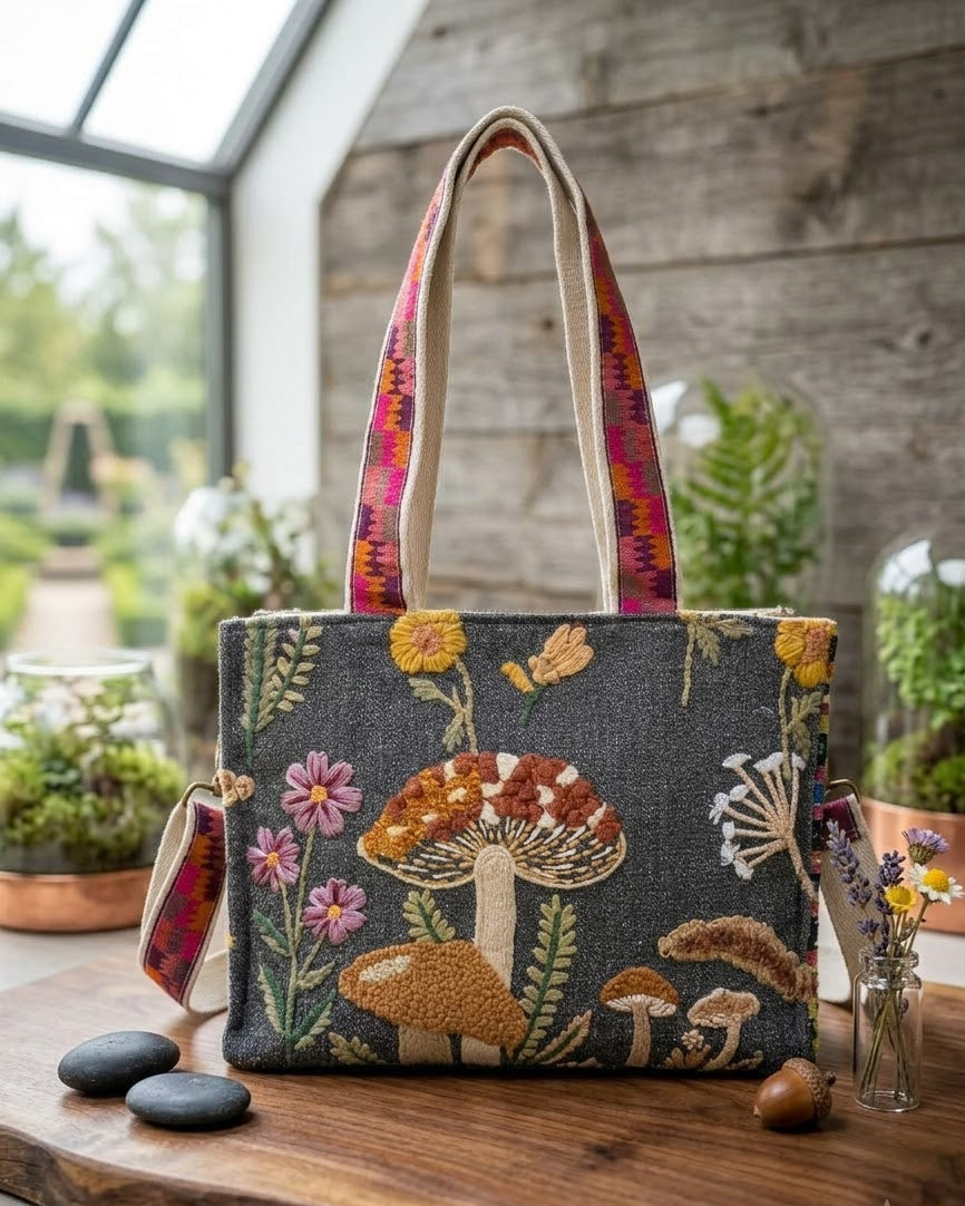 Mushroom Box Tote