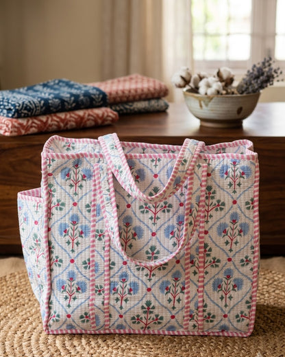Blush Bloom Bottle Tote