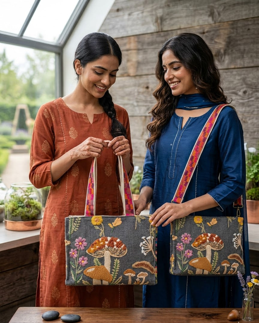 Mushroom Box Tote