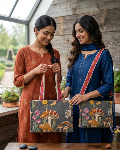 Mushroom Box Tote