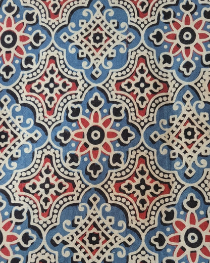 Blue Ajrakh Tote