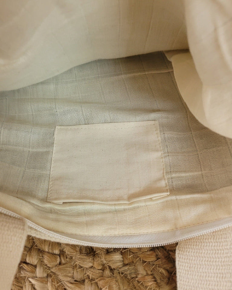 Linen Stripe Handloom Tote