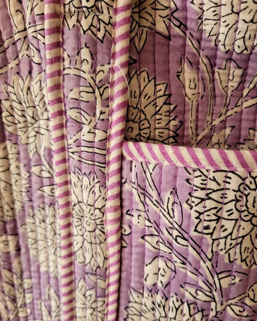 Lavender Bloom Bottle Tote