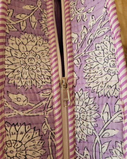 Lavender Bloom Bottle Tote