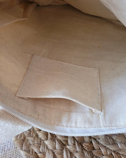 Rust Geo Handloom Tote