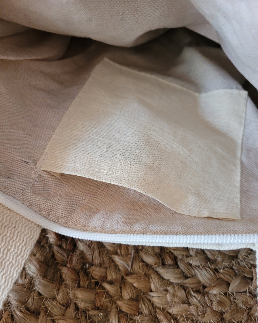 Ivory Charm Handloom Tote
