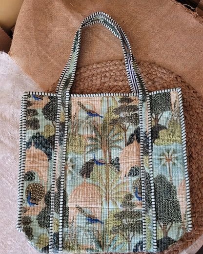 Botanical Laptop Tote